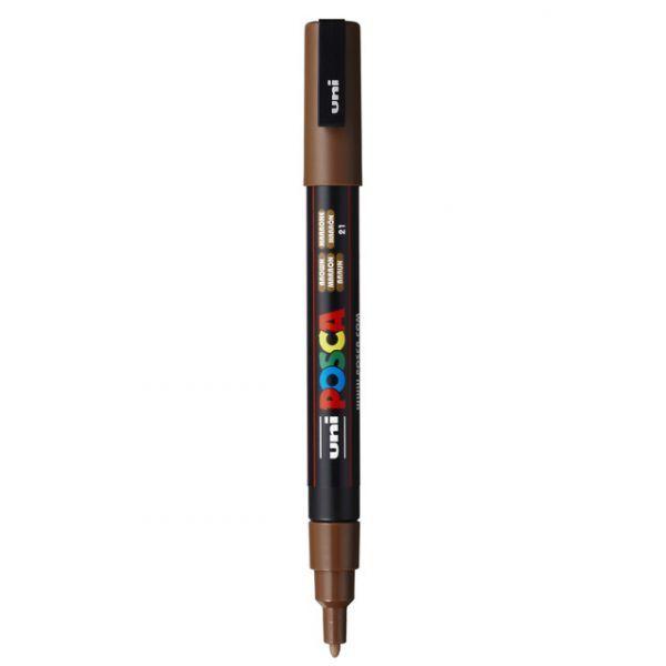Marcador de Pintura POSCA PC-3M (Plástico - Castanho) — miniatura 2