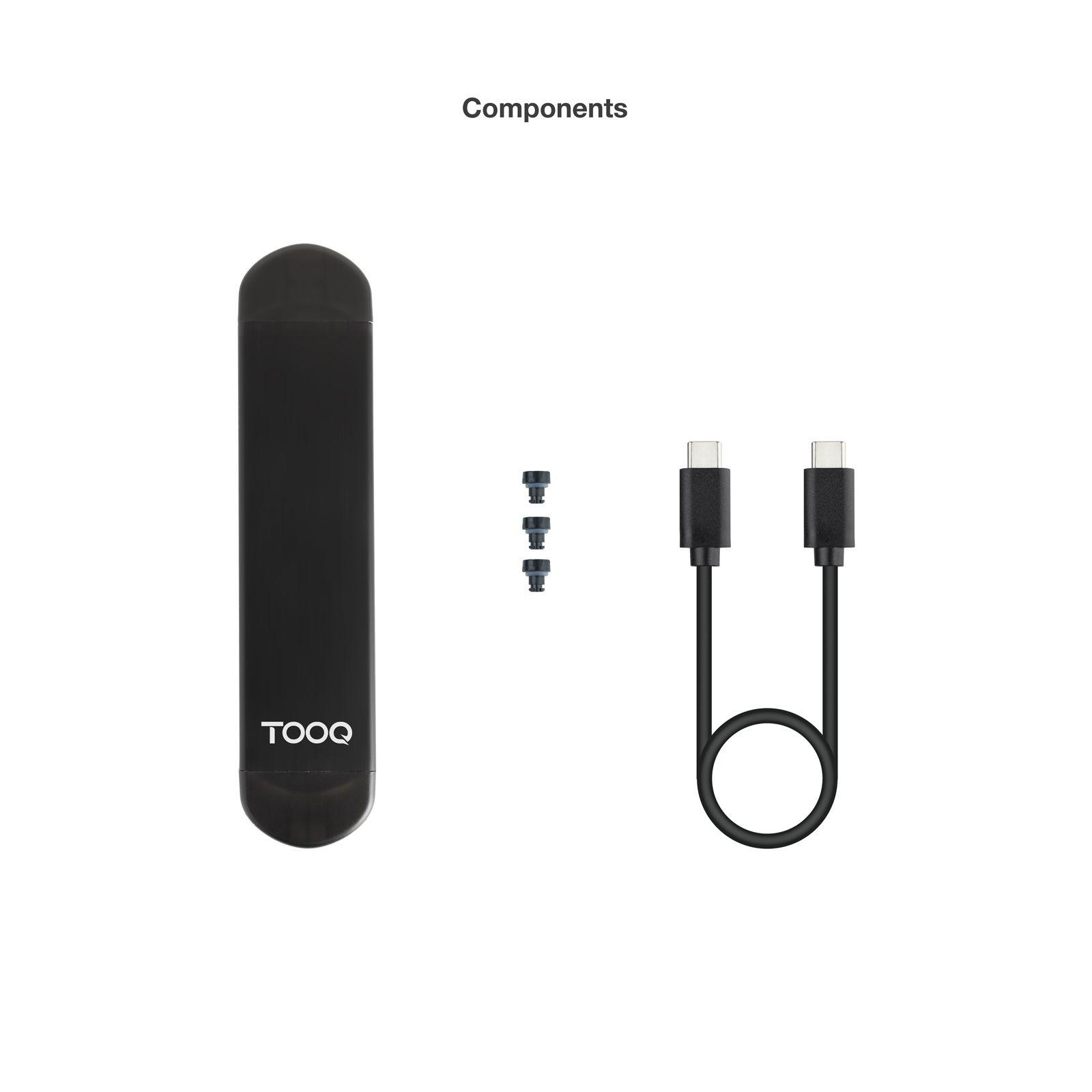 Caixa Externa para SSD M.2 TOOQ TQE-2240B (8 TB - M.2 - PCI Express, SATA NVMe - Preto) — miniatura 8