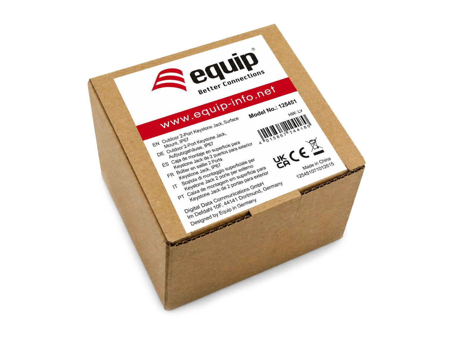 Caixa de Montagem de Superfície para Módulos Keystone EQUIP 125451 (Cinzento), miniatura 9