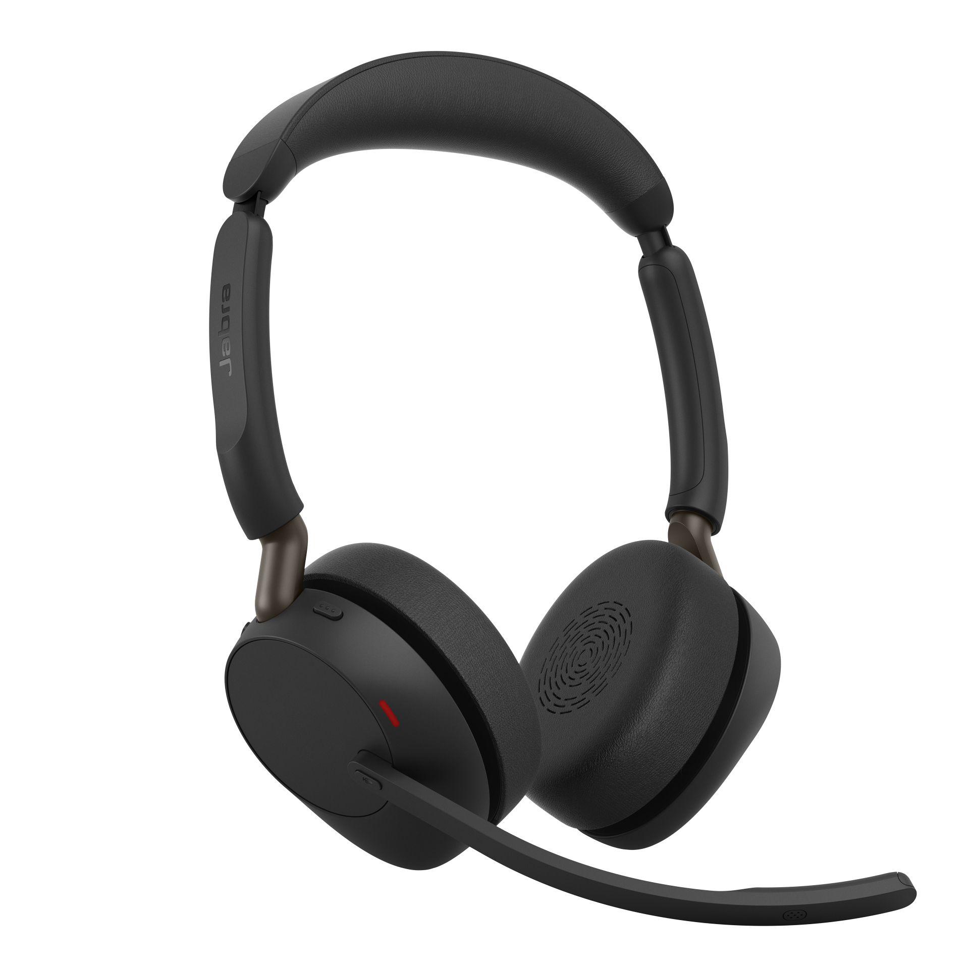 Headset JABRA Evolve3 65 Stereo LINK 390c UC (Binaural - Sem fios - Supra-aural - Preto)