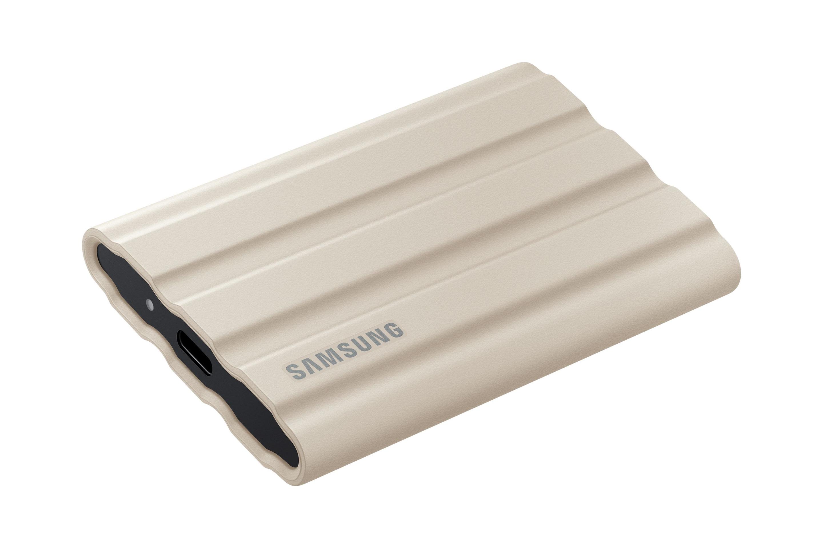 SSD SAMSUNG T7 Shield MU-PE2T0K/EU (2 TB - USB Type-C - Bege), miniatura 5