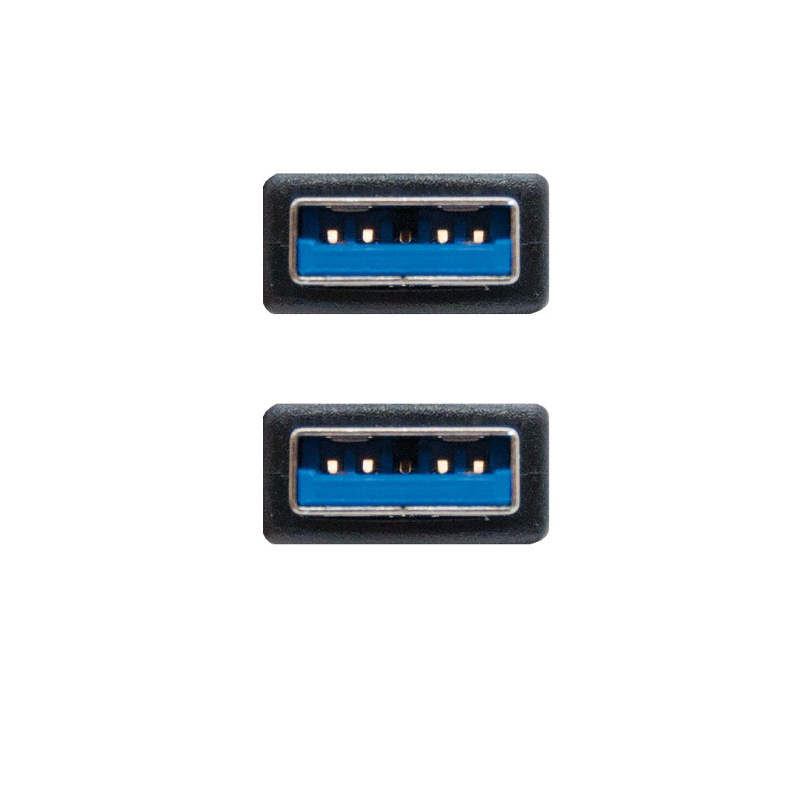 Cabo USB NANOCABLE 10.01.1002-BK (2 m - USB A - Preto), miniatura 3