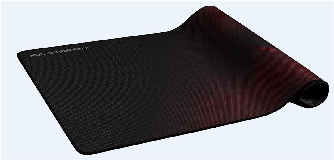 Tapete de Rato ASUS ROG Strix Scabbard II (Tecido, Borracha - 3 mm - Preto e Vermelho) — miniatura 4