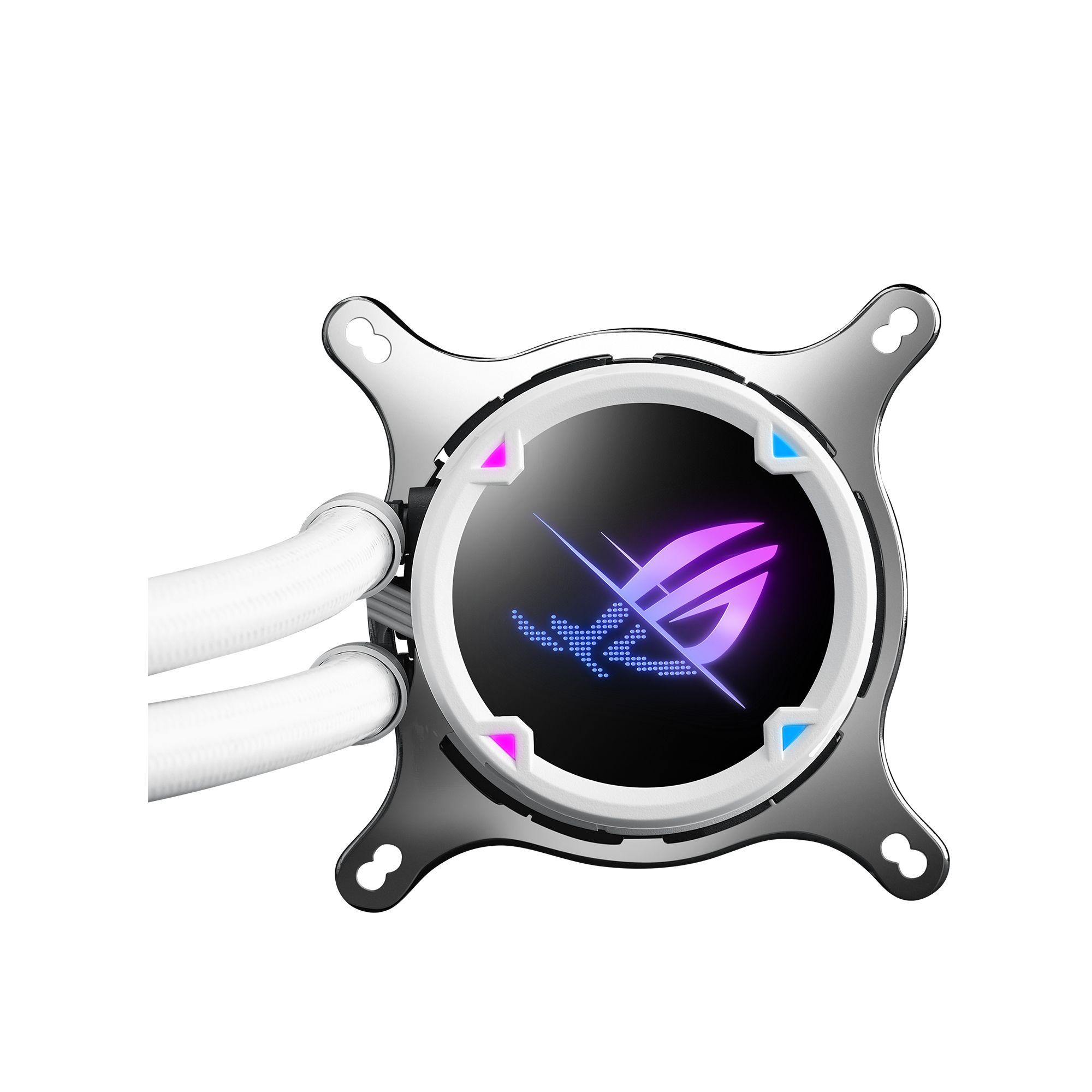 Cooler Líquido All-in-One ASUS ROG STRIX LC II 240 ARGB White Edition (12 cm - 2500 RPM - Multi - Branco) — miniatura 2