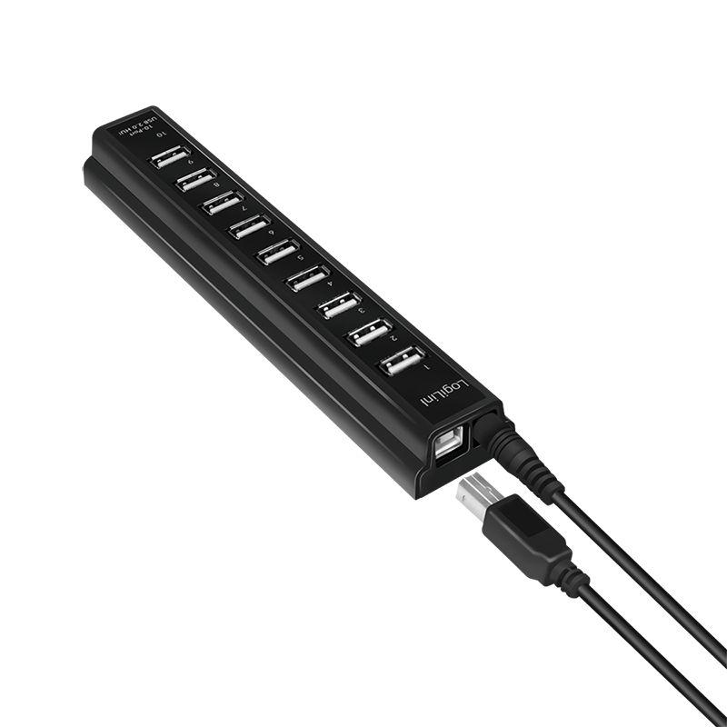 Hub USB 2.0 LOGILINK UA0096 (Preto) — miniatura 3