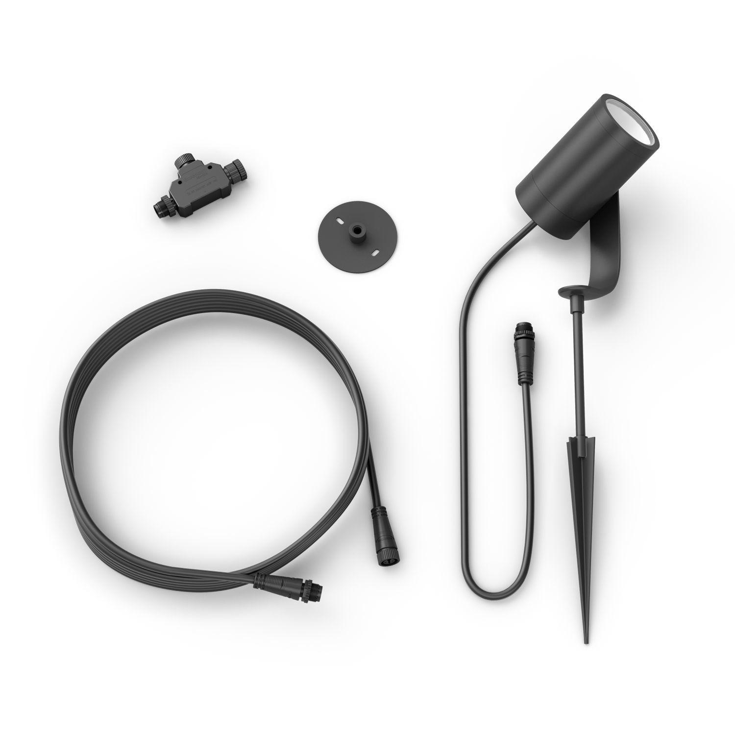Foco de Jardim Inteligente de Extensão PHILIPS Hue Lily (Alumínio - Preto), miniatura 9