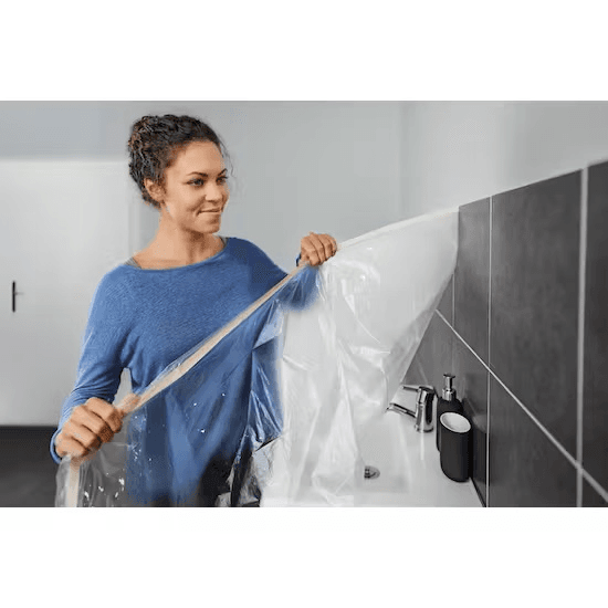 Recarga de Película de Proteção com Fita de Mascarar TESA Easy Cover Economy M (33 m x 55 cm), miniatura 3