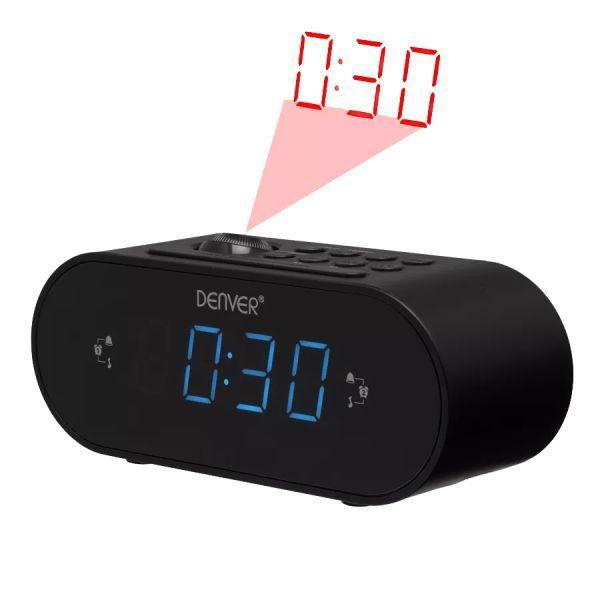 Rádio-Relógio DENVER CRP-717 (Preto), miniatura 2