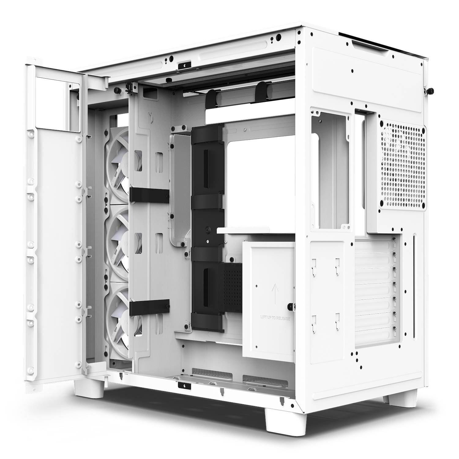 Caixa de Computador ATX NZXT H9 Elite (ATX, Micro ATX, Mini-ITX - ATX, SFX, SFX-L - Midi Tower - Branco) — miniatura 5