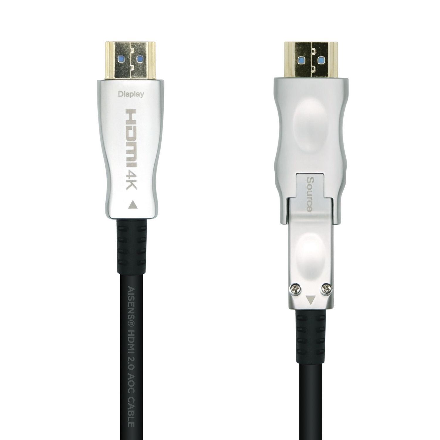 Cabo HDMI para Micro HDMI AISENS A148-0510 (15 m - 60 Hz - HDMI Type D - Preto)