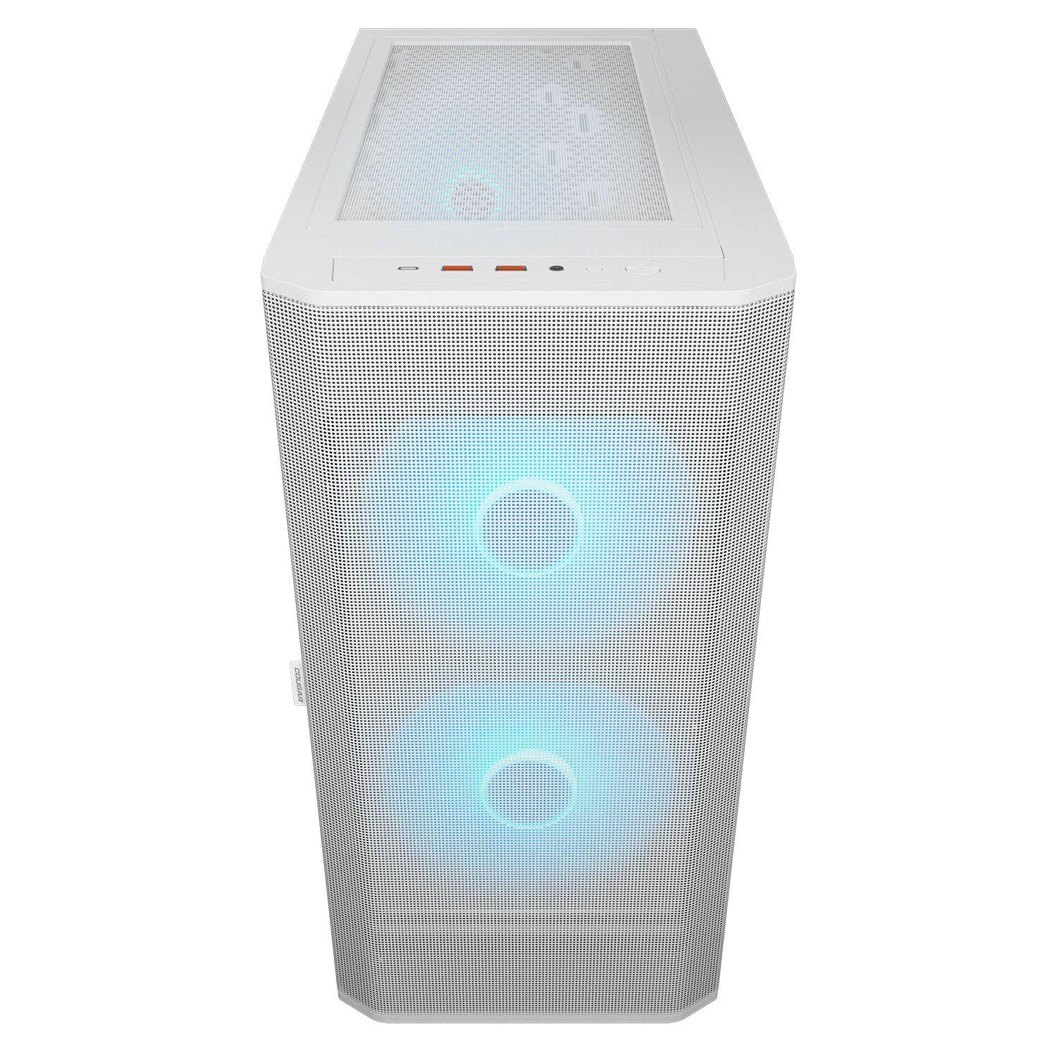 Caixa PC COUGAR Airface FLO RGB CGR-5YA6W-RGB (Midi Tower - 190 mm - 390 mm - Branco) — miniatura 5