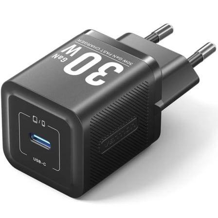 Carregador de Parede VENTION FEZB0-EU (30 W - PD 3.0 - GaN - Branco)
