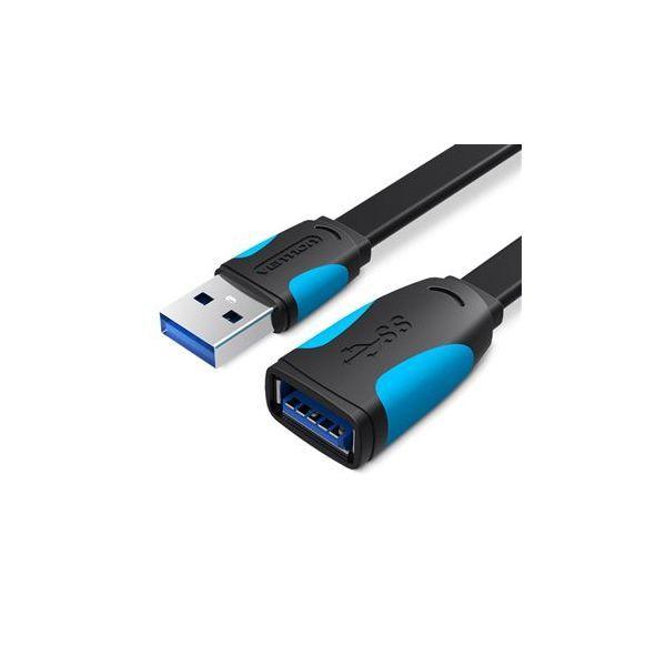 Cabo de Extensão USB 3.0 VENTION VAS-A13-B200 (2 m - USB A - Preto e Azul) — miniatura 2