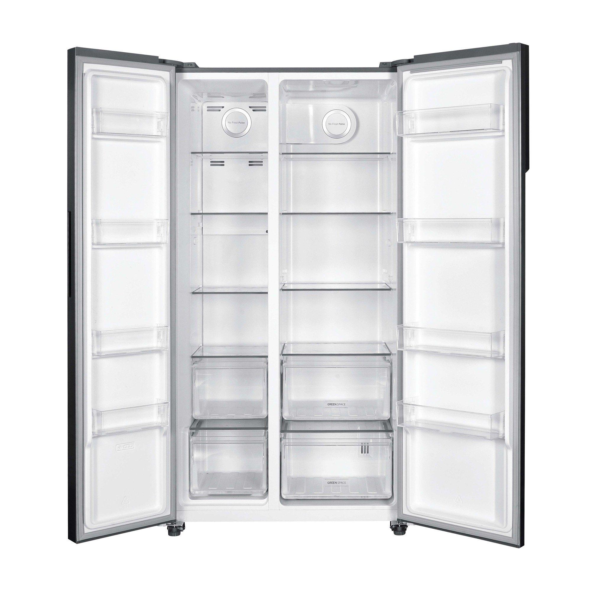 Frigorífico Americano Independente HOOVER HHSBSO6174DX (532 L - 177x91x67 cm - 177 cm - Inox), miniatura 3