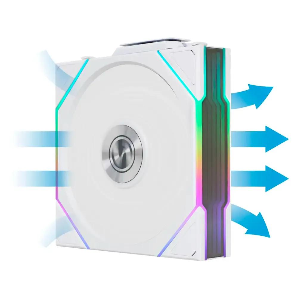 Ventoinha LIAN LI UNI FAN TL120 Wireless (Poliéster termoplástico - 4,5 W - Branco), miniatura 3
