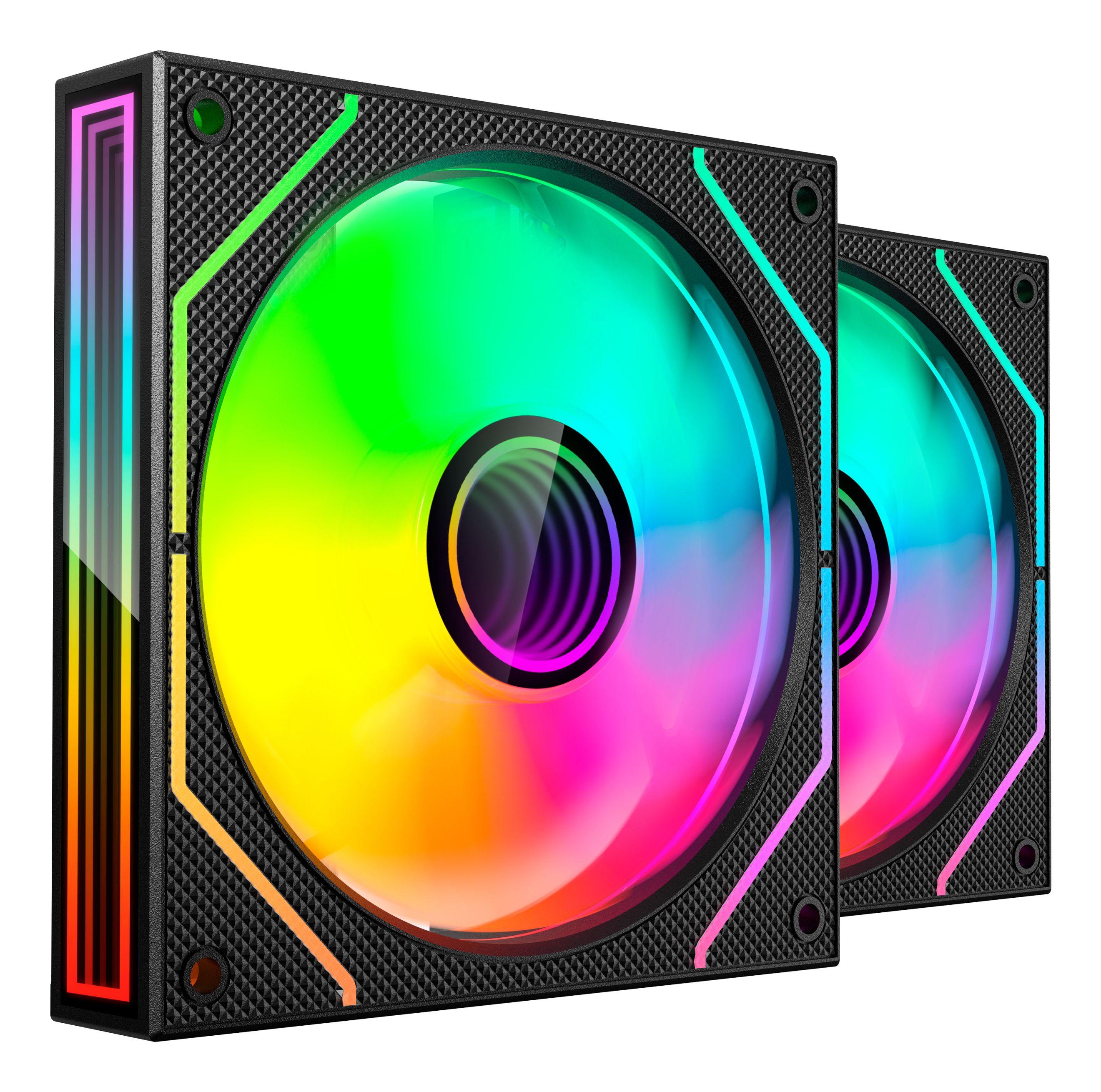 Kit de Ventoinhas MARS GAMING MF-3DPROX2 (Preto)