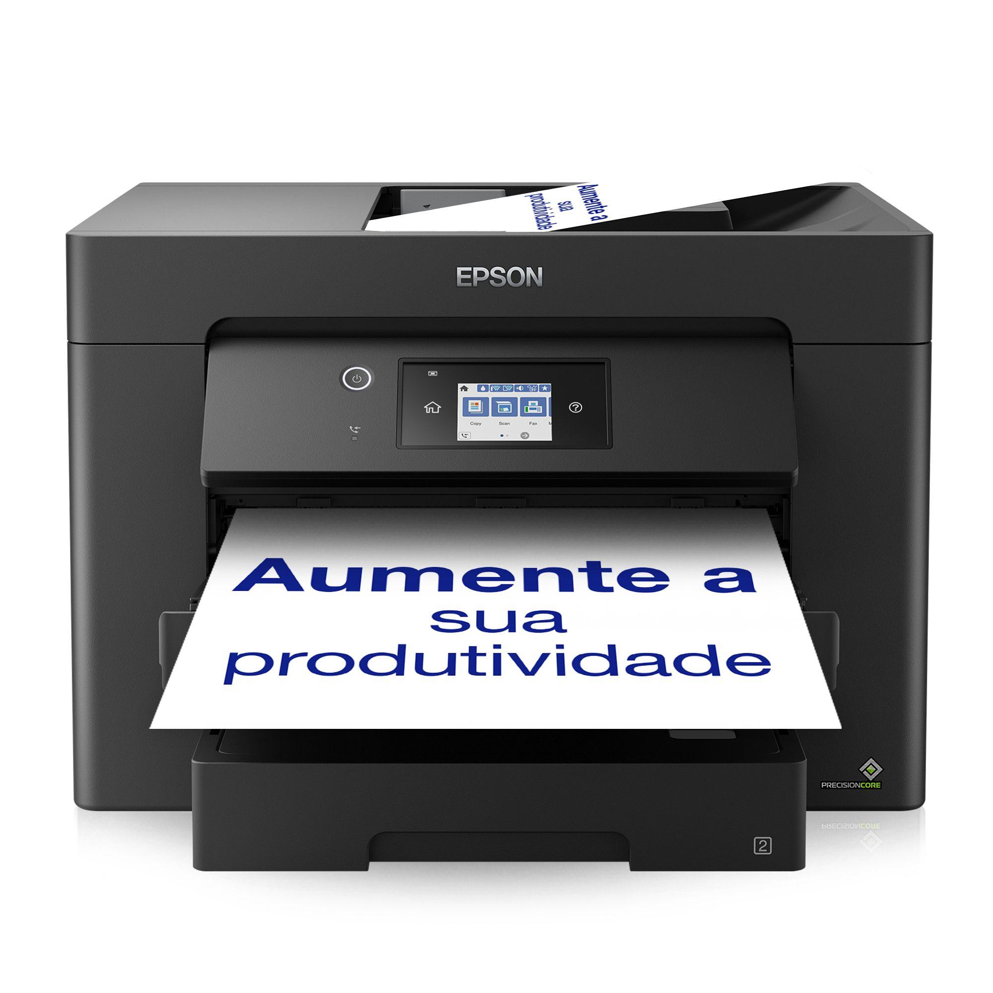 Impressora Multifunções EPSON WorkForce WF-7830DTWF (A3 - Impressão a cores - 500 folhas - Preto) — miniatura 2