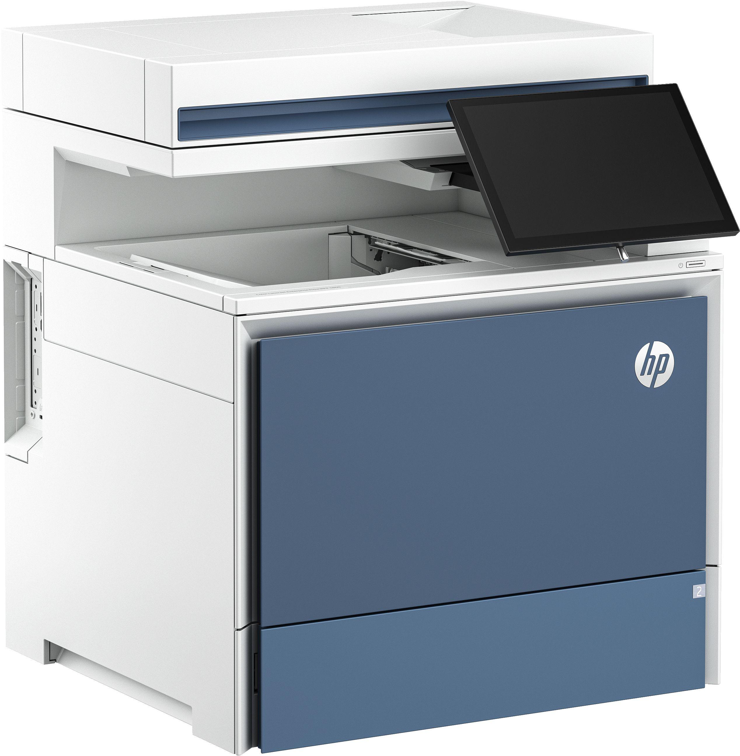 Impressora Multifunções Laser a Cores HP Color LaserJet Enterprise Flow 5800zf (A4 - Impressão a cores - 650 folhas - Branco), miniatura 4