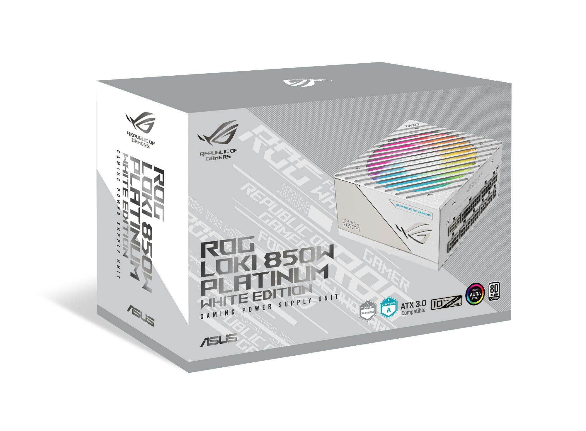Fonte de Alimentação ASUS ROG Loki SFX-L 850W Platinum White (SFX-L - 850 W - Caixa - Branco), miniatura 2
