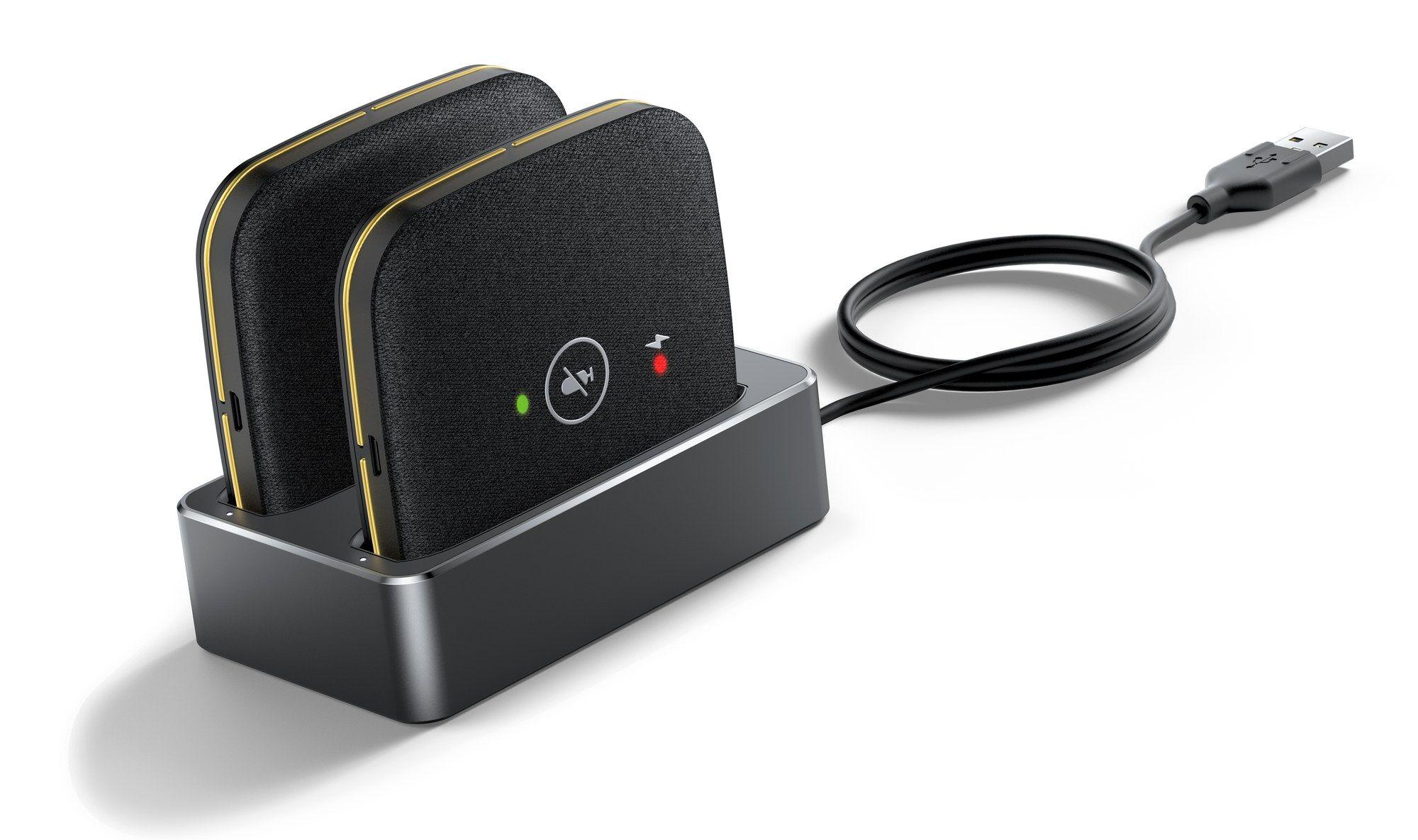 Kit de Extensão para Conferência YEALINK CP965-WirelessMic (Kit de extensão - Sem fios DECT - Preto)