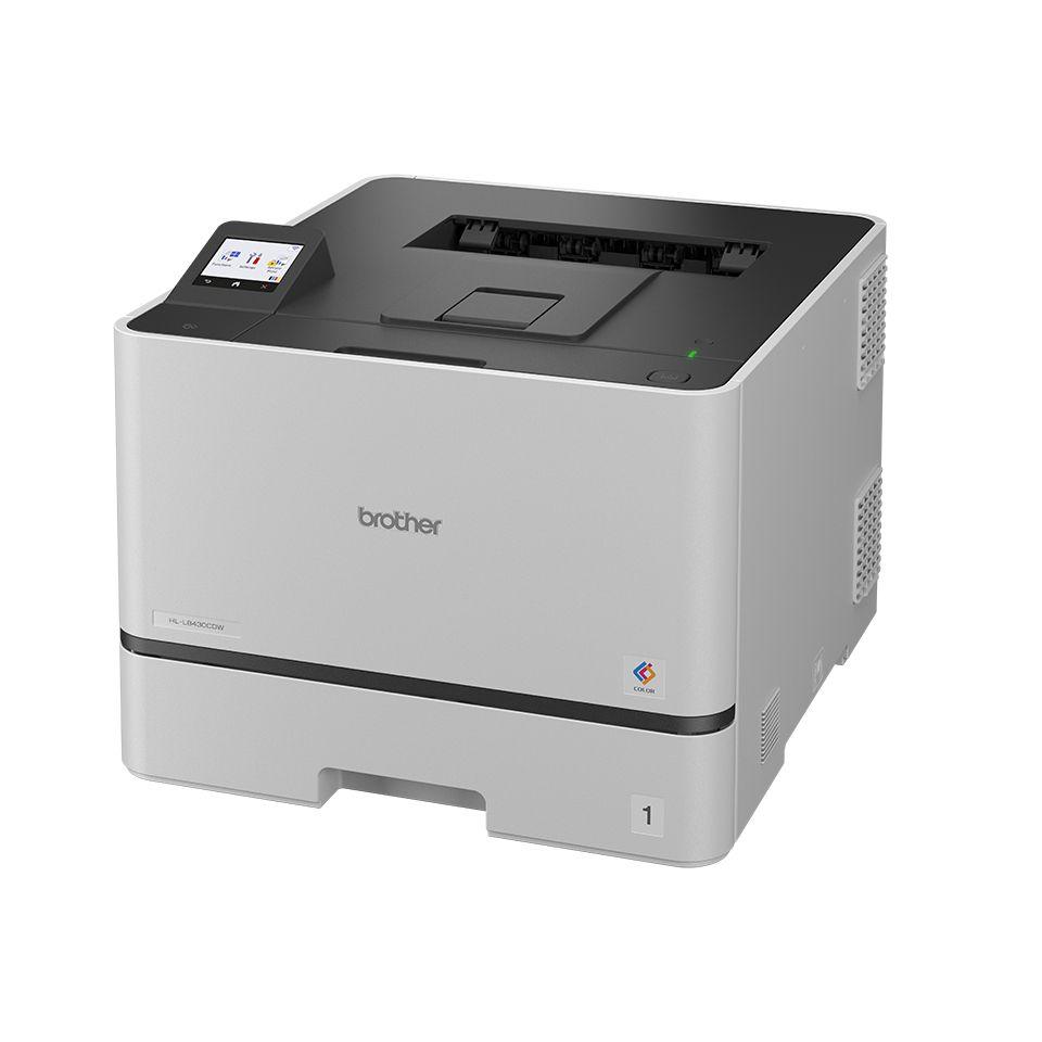 Impressora Laser a Cores BROTHER HL-L8430CDW (A4 - 300 folhas - Cinzento) — miniatura 4