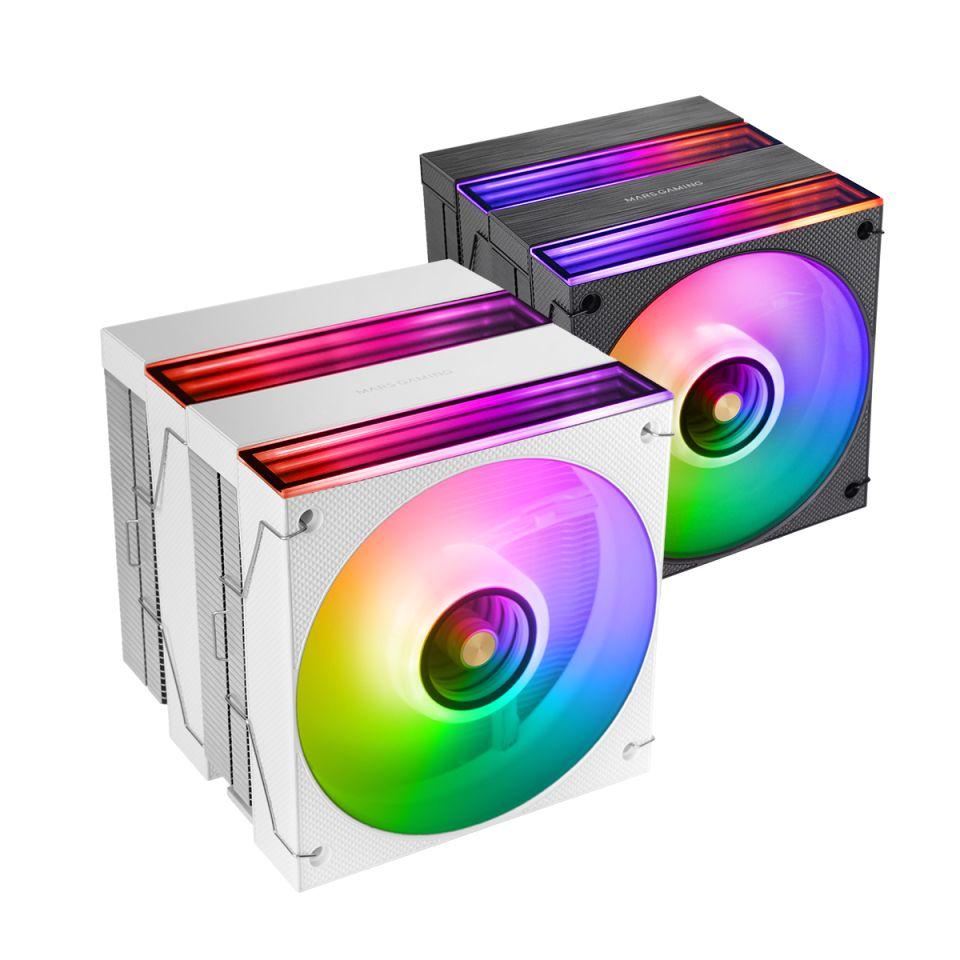 Cooler CPU MARS GAMING MCPU-X26W (12 cm - 2600 RPM - Multi - Branco) — miniatura 4