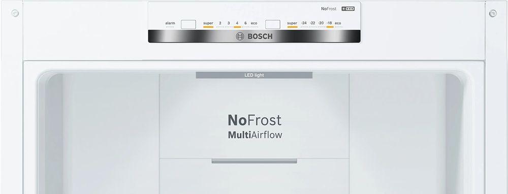 Frigorífico Combinado Independente BOSCH KGN36VWDB (326 l - 186x60x66 cm - 60 cm - Branco) — miniatura 3