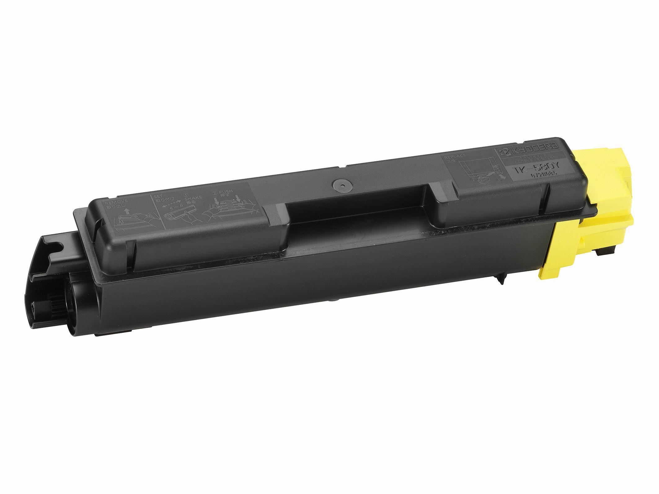 Toner KYOCERA TK-580Y (2800 páginas - Amarelo)