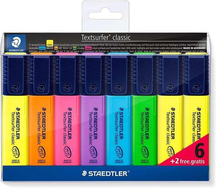 Marcadores Fluorescentes STAEDTLER Textsurfer Classic 364 (Multicolor)