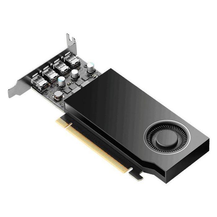 Placa Gráfica Profissional PNY RTX A400 (RTX A400 - 50 W - Low Profile - Preto) — miniatura 3