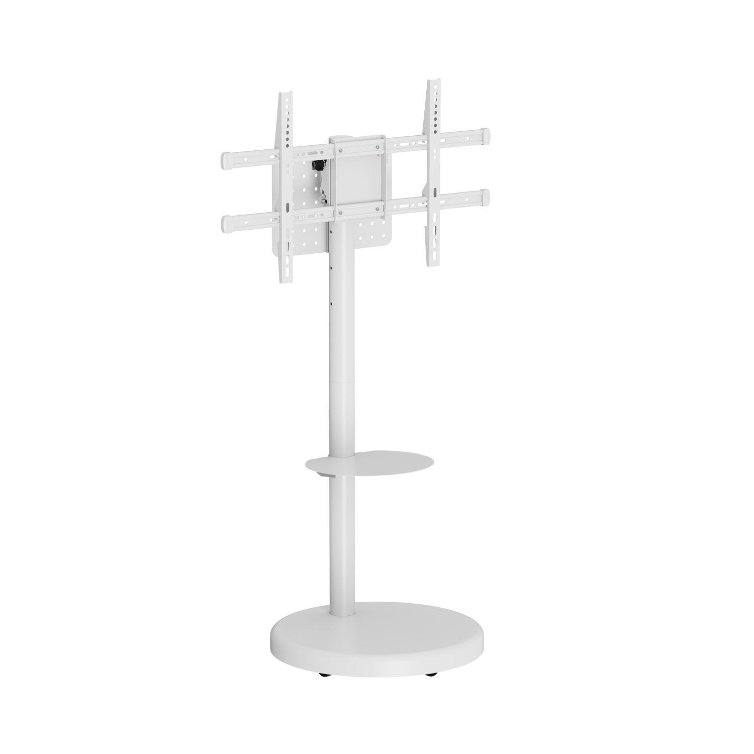 Suporte de Chão Móvel para TV EWENT EW1550 (37–86" - 50 kg - Branco)