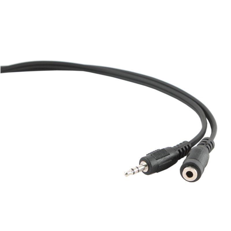 Cabo de Extensão Jack 3,5 mm GEMBIRD CCA-423 (1,5 m - 3.5mm - Preto)