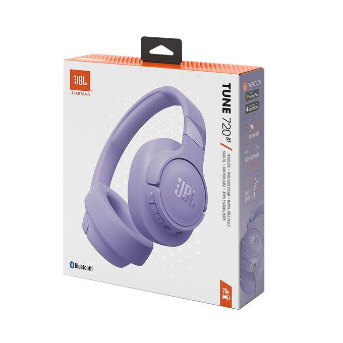 Auscultadores JBL Tune 720BT (Binaural - Com fios e sem fios - Circum-aural - Roxo), miniatura 9