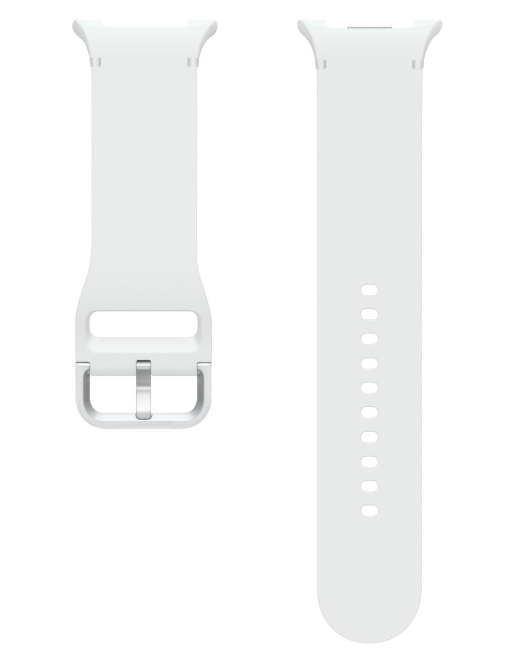 Bracelete Desportiva SAMSUNG Galaxy Watch8/Watch8 Classic (Banda - Branco - Borracha de nitrilo HNBR - Branco)