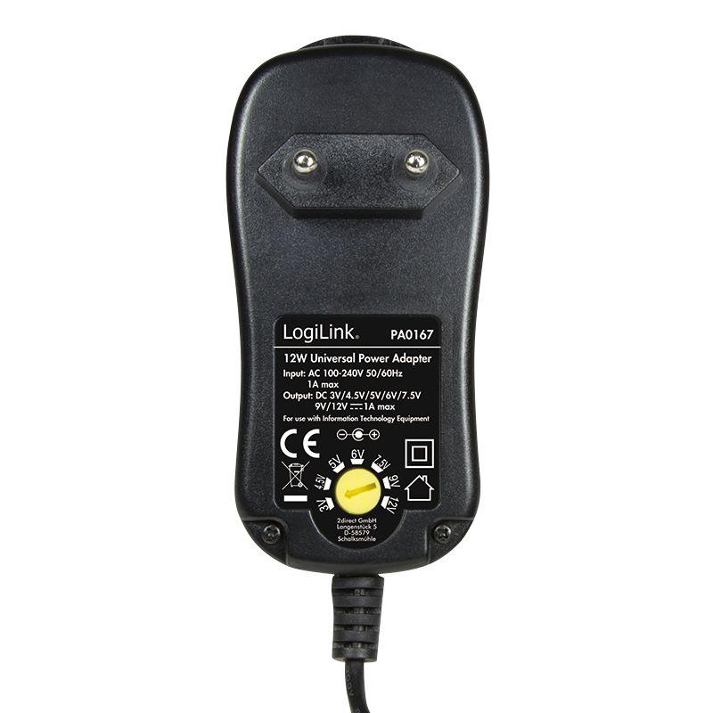Fonte de Alimentação Universal LOGILINK PA0167 (Preto) — miniatura 8