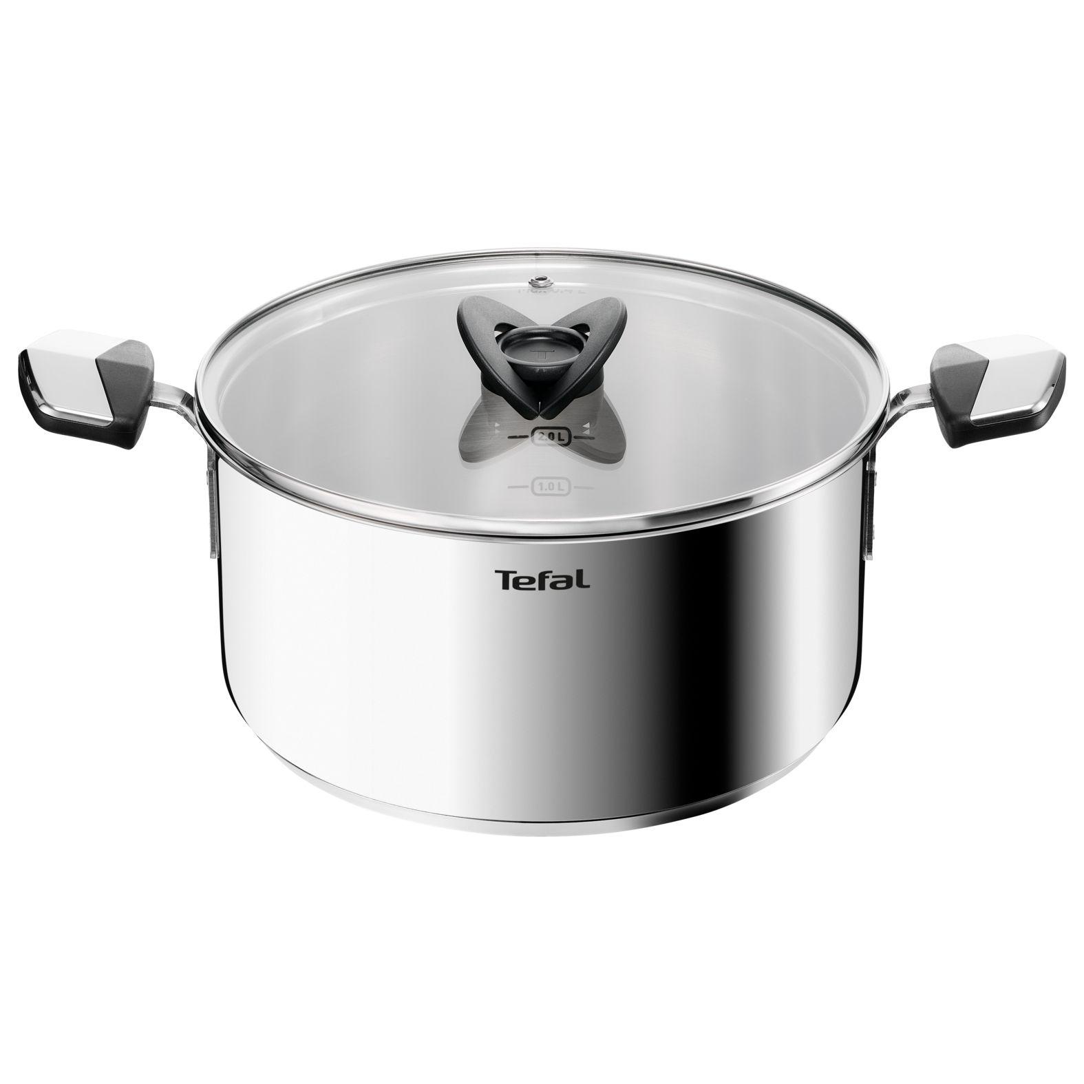 Panela Funda TEFAL Emotion+ E3284644 (Aço inoxidável - Inox)
