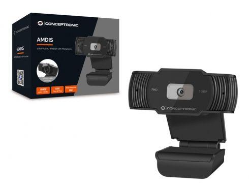 Webcam CONCEPTRONIC AMDIS04B (USB 2.0 - Preto) — miniatura 2
