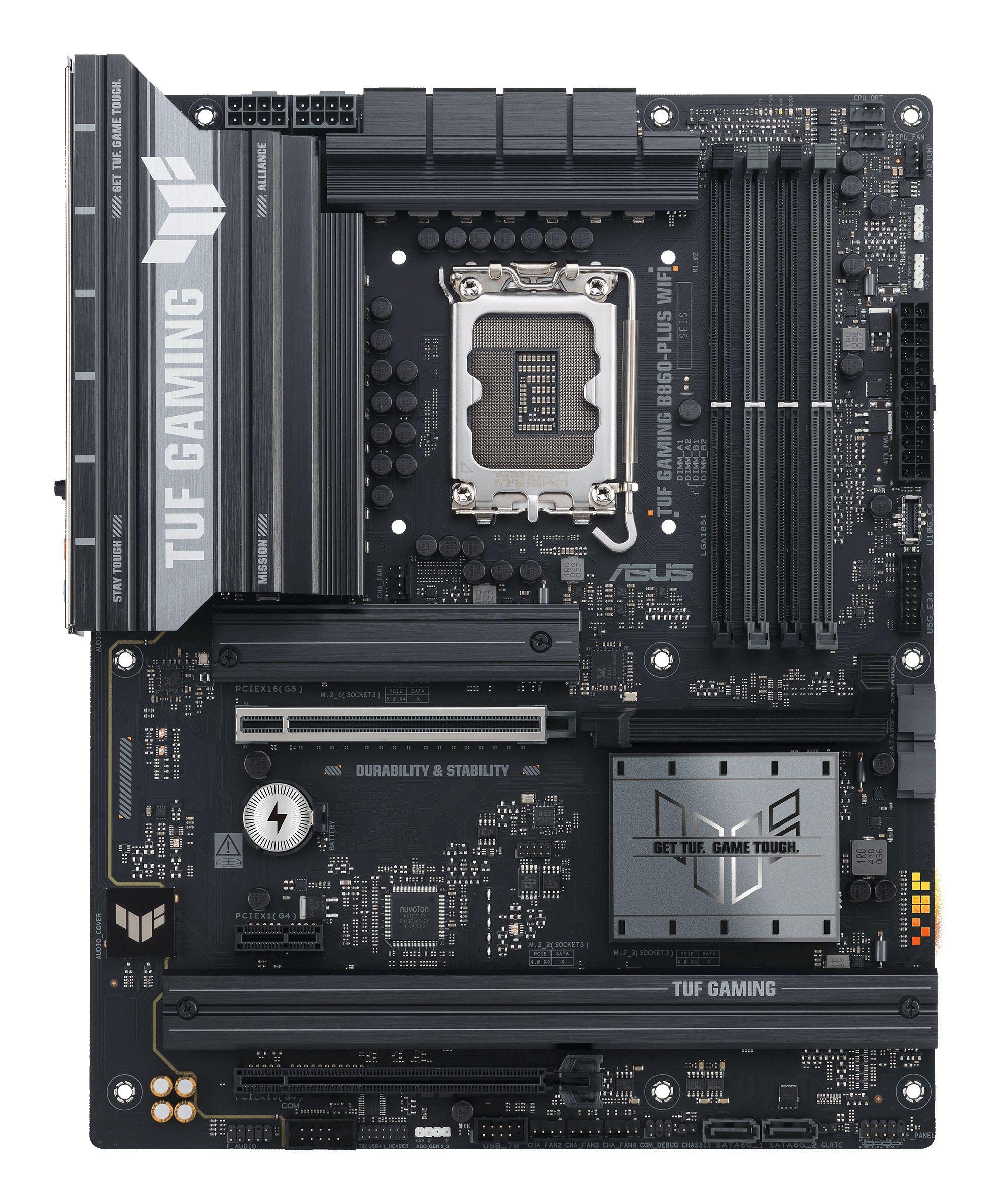 Motherboard ASUS TUF GAMING B860-PLUS WIFI (LGA 1851 (Socket V1) - Intel Core Ultra - ATX - Preto), miniatura 3