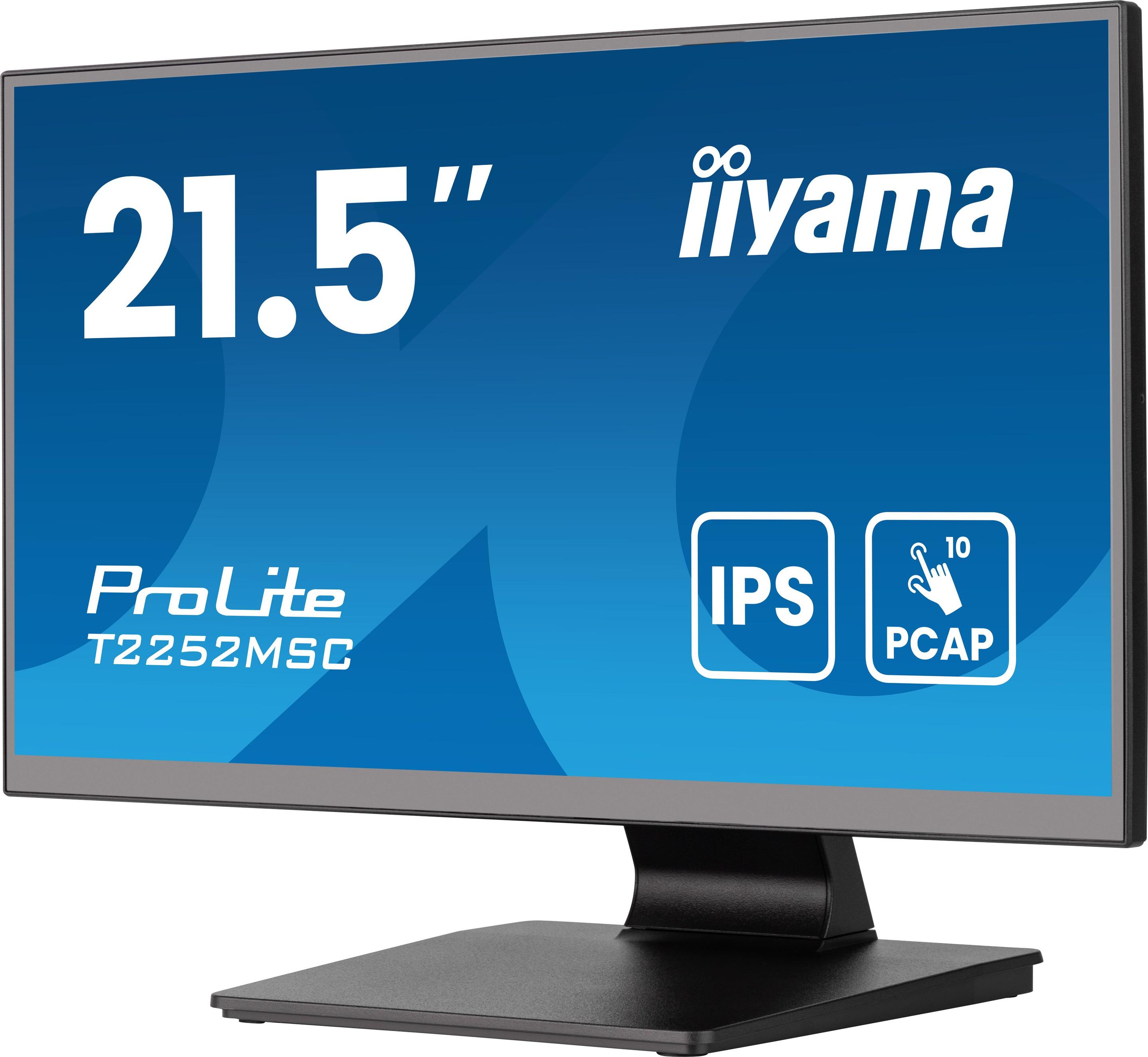 Monitor IIYAMA ProLite T2252MSC-B2AG (21,5" - IPS - 100 Hz - Preto) — miniatura 4