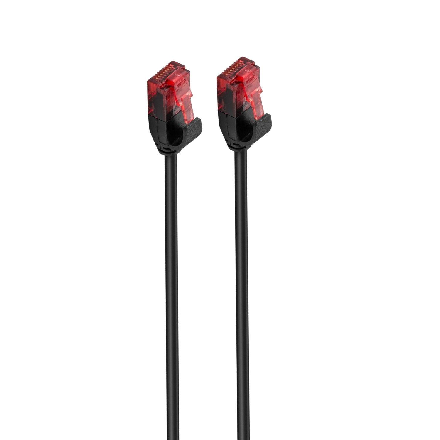 Cabo de Rede EWENT IM1046 (2 m - Cat6 - RJ-45 - Preto)