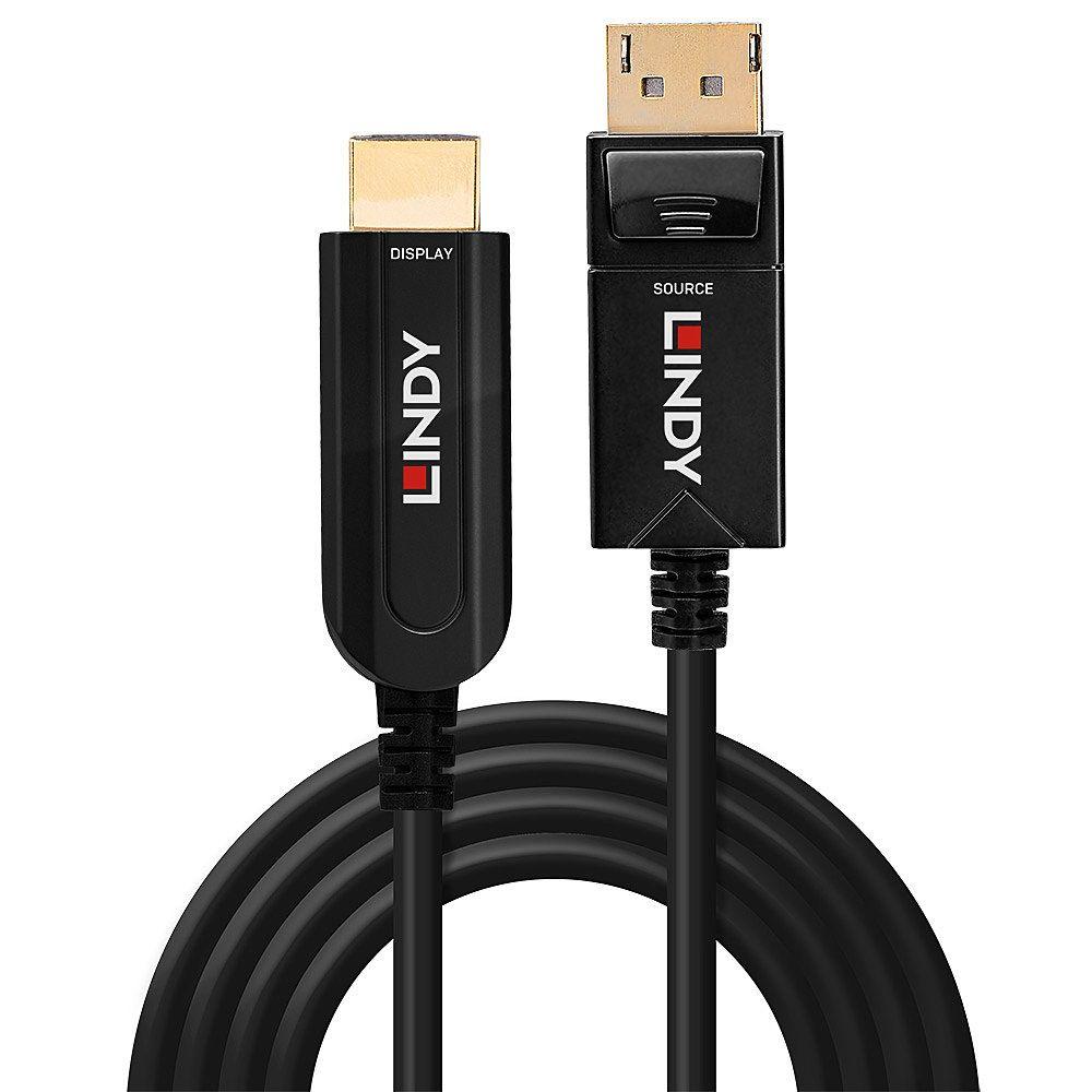 Cabo DisplayPort para HDMI LINDY 38493 (40 m - DisplayPort macho - HDMI Tipo A macho - Preto) — miniatura 2