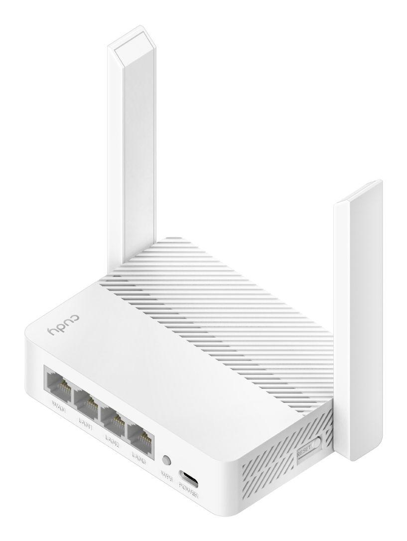 Router Sem Fios CUDY WR300 (Wi-Fi 4 - 300 Mbit/s - Banda única, 2,4 GHz - Branco) — miniatura 4
