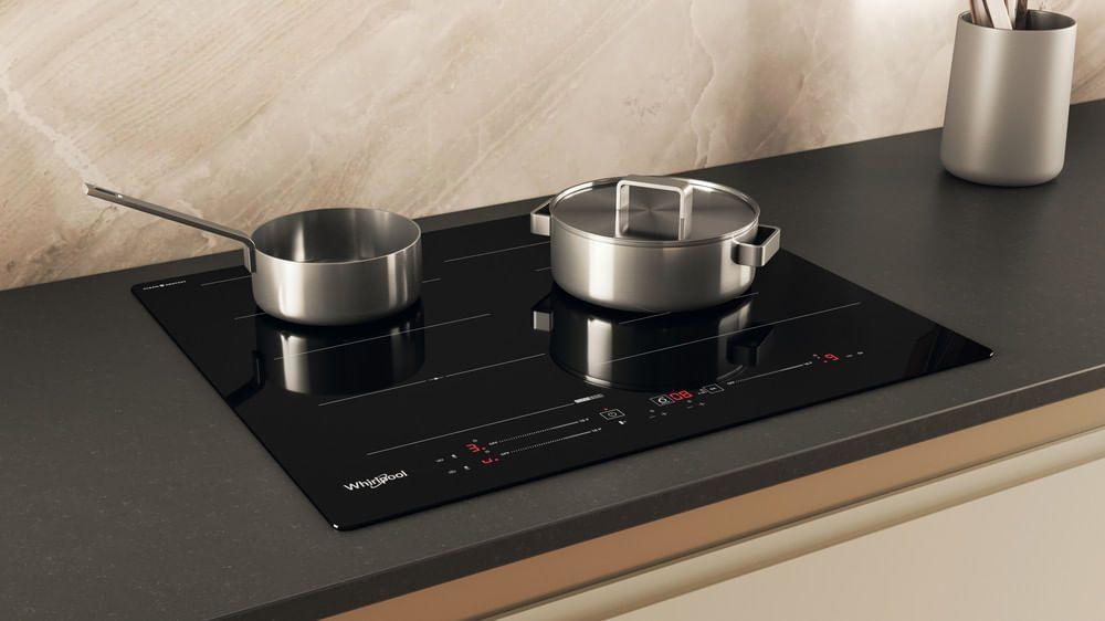 Placa de Indução de Encastre WHIRLPOOL WFS9860CPNE (7200 W - Vidro-cerâmica - Toque - Preto), miniatura 8