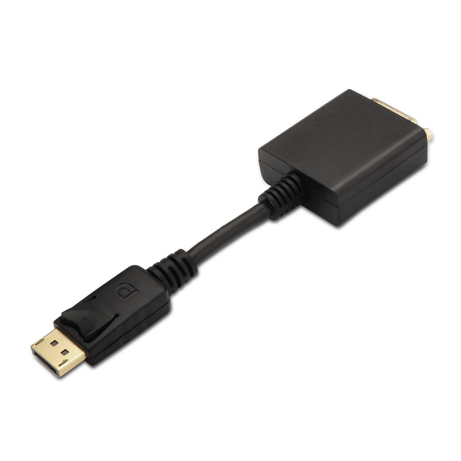 Conversor DisplayPort para DVI AISENS A125-0133 (0,15 m - Preto), miniatura 2