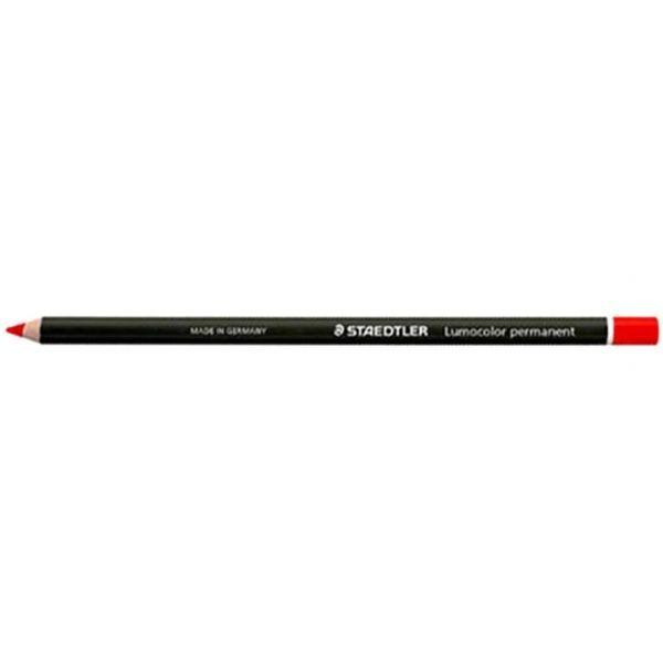 Lápis de Marcação Permanente STAEDTLER Lumocolor Glasochrom 108 20-2 (Madeira - Vermelho), miniatura 2
