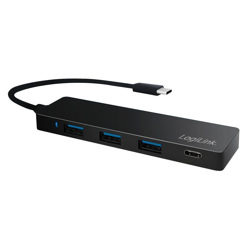 Hub USB-C LOGILINK UA0311 (Android, Chrome - Preto)