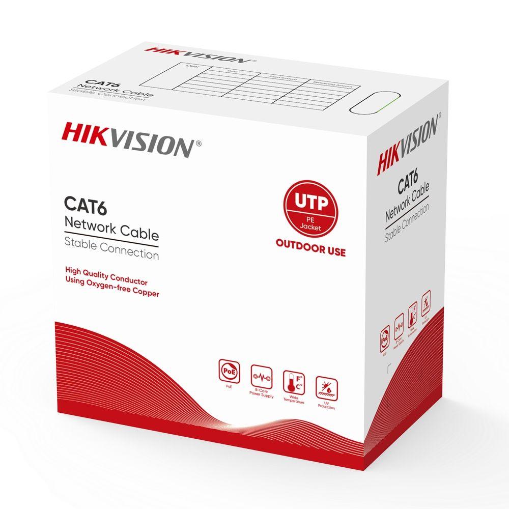 Cabo de Rede HIKVISION DS-1LN6OUTPE black 305m (305 m - Cat6 - Preto), miniatura 2
