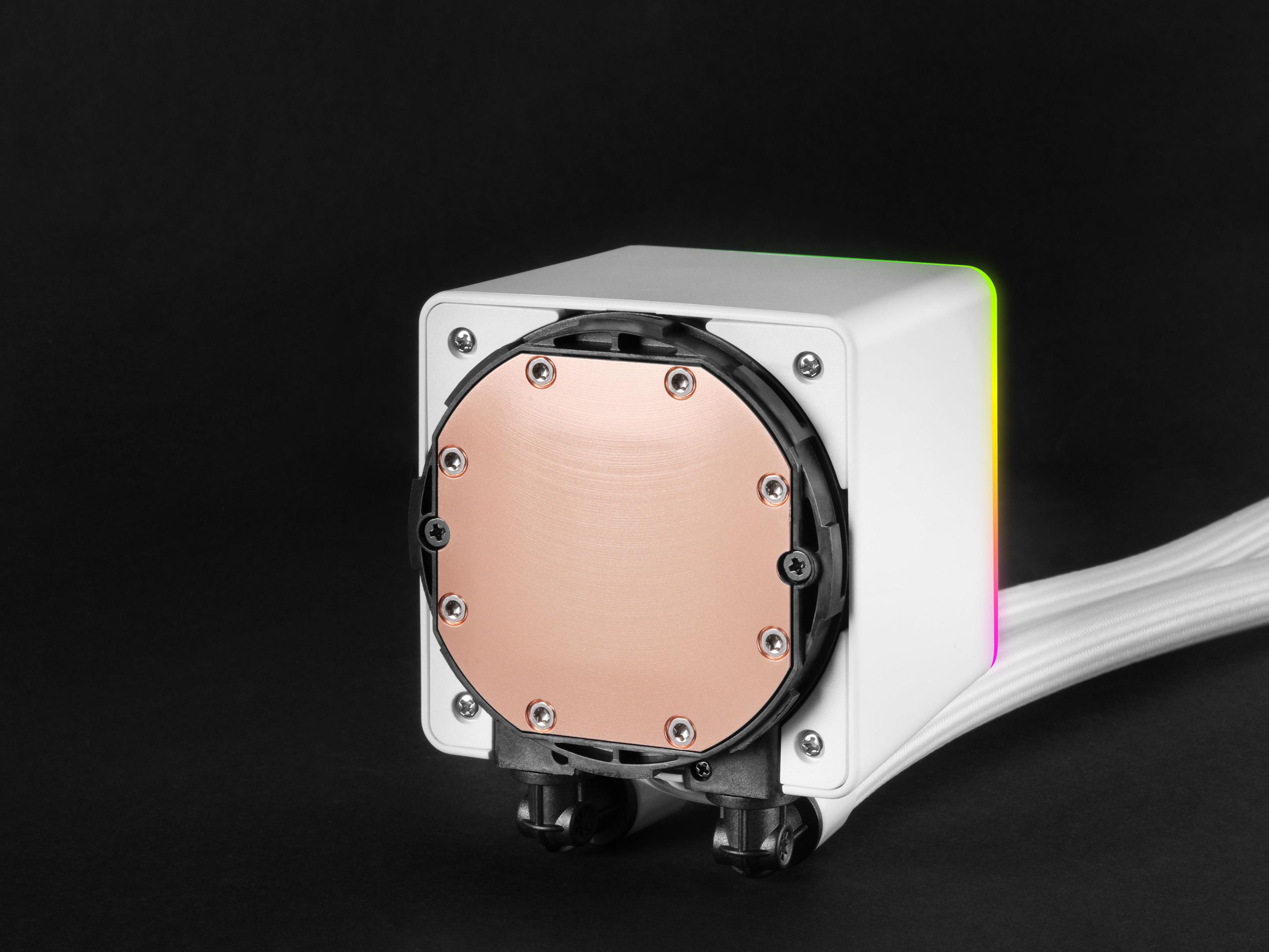 Sistema de Arrefecimento Líquido MARS GAMING MLVISIONPRO240 (120 mm - 2 ventoinhas - 2300 RPM - Branco) — miniatura 5