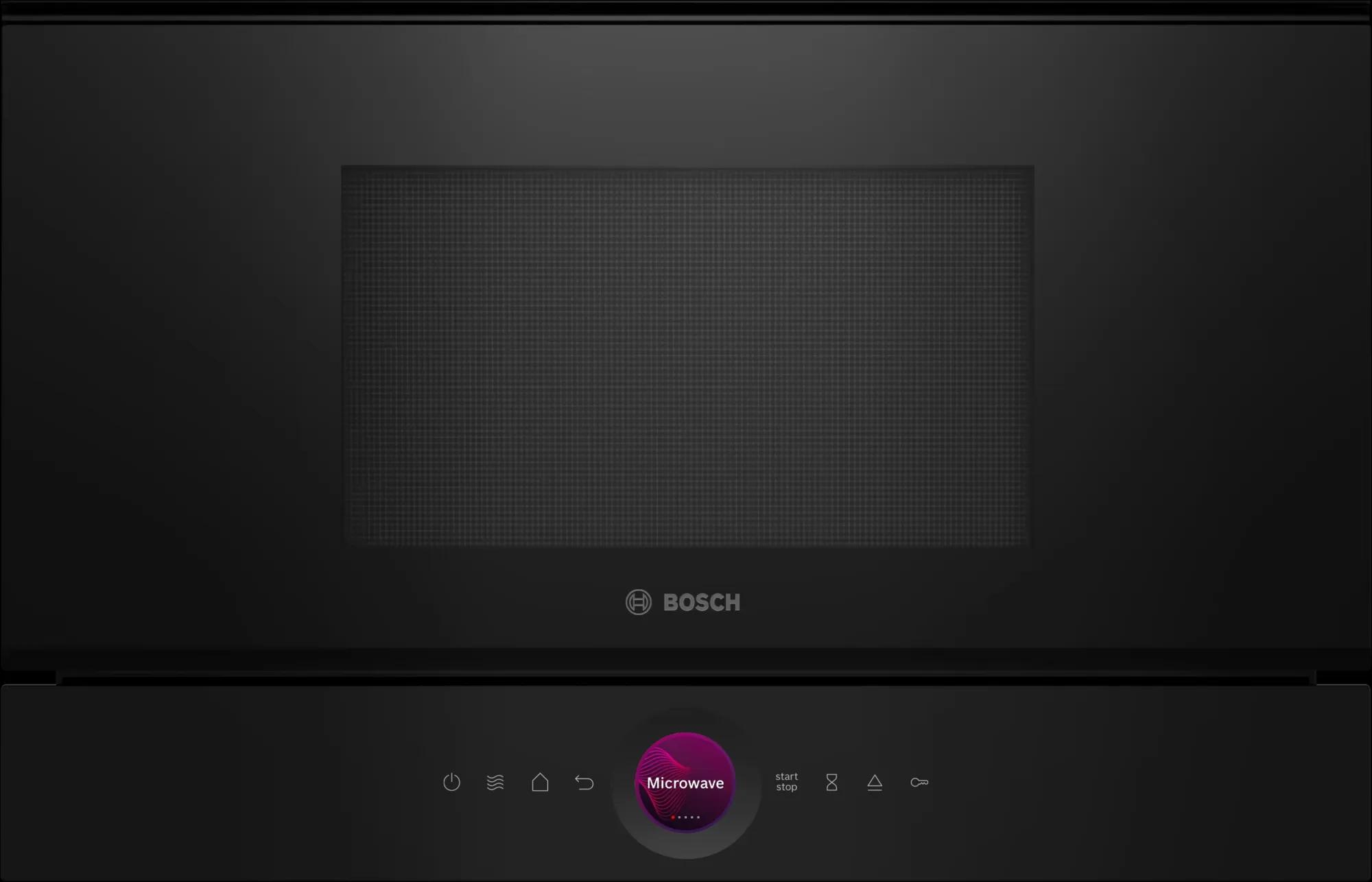 Micro-ondas com Grill Encastre BOSCH BER7321B1 (900 W - 1300 W - 21 L - Preto)