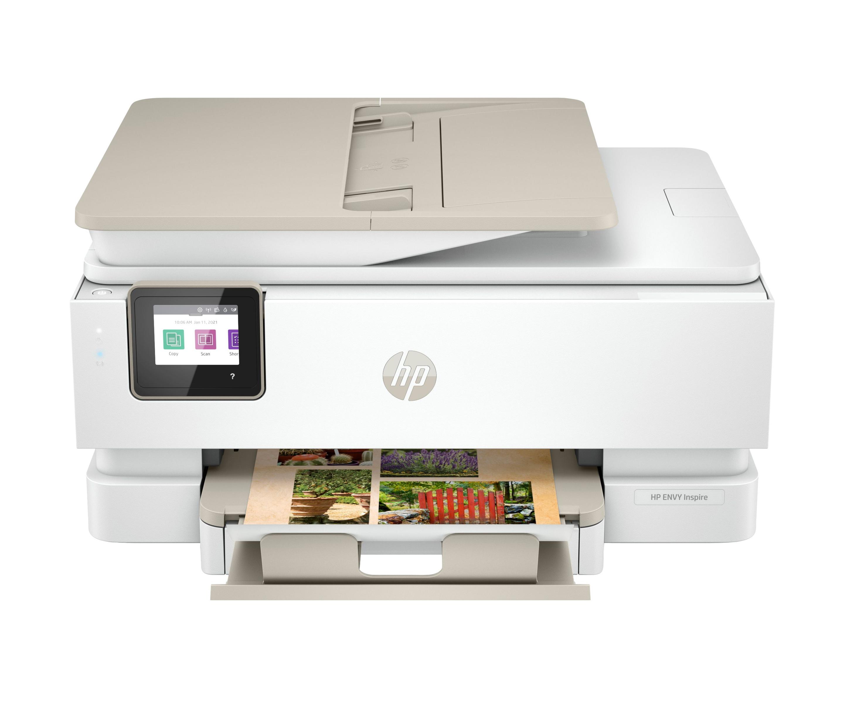 Impressora Multifunções HP ENVY Inspire 7920e (A4 - Impressão a cores - 125 folhas - Bege)